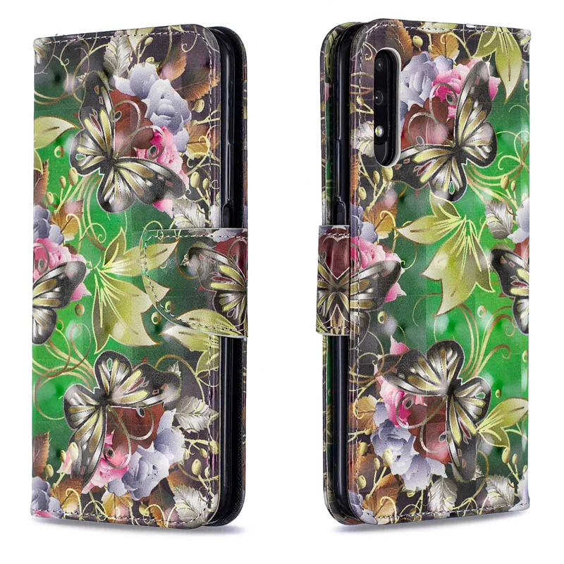 Роскошный цветок кожаный чехол с откидной крышкой для samsung Galaxy M10 M20 M30 A70 A50 A50S A40 A30 A30S A20 A20E A20S A20 A10S A10 бумажник чехол