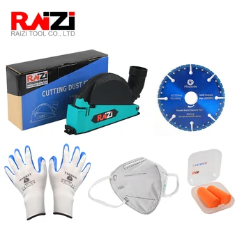 

Universal angle grinder cutting dust shroud kit cover tools for multi-purpose cutting with 115/125 mm diamond saw blade