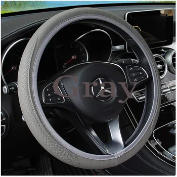 

Braided suede heated steering wheel cover for Ford Fiesta MK5 MK6 Focus MK4 for Nissan Qashqai J10 J11 X-Trail T31 for VW Golf 4