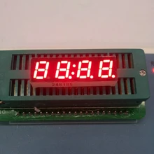 5 шт. 0,28 дюймов 7 сегмент дисплей часов с подсветкой таймер номера знаки Cube 0,2" 7 segmentos катод красный 4 цифровые часы модуль Дисплей