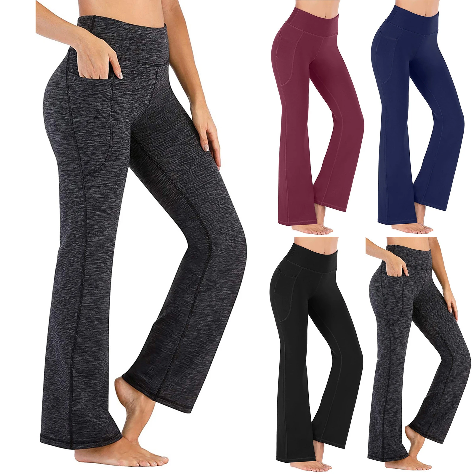 Wide Leg Activewear Pants