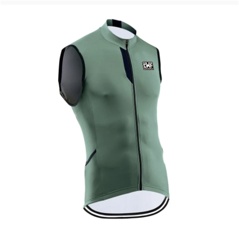 2021 New High Visibility Reflective Windproof Cycling Men or Men Cycling Windbreaker Vest With Back Pocket 2