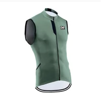 2021 New High Visibility Reflective Windproof Cycling Men or Men Cycling Windbreaker Vest With Back Pocket 2