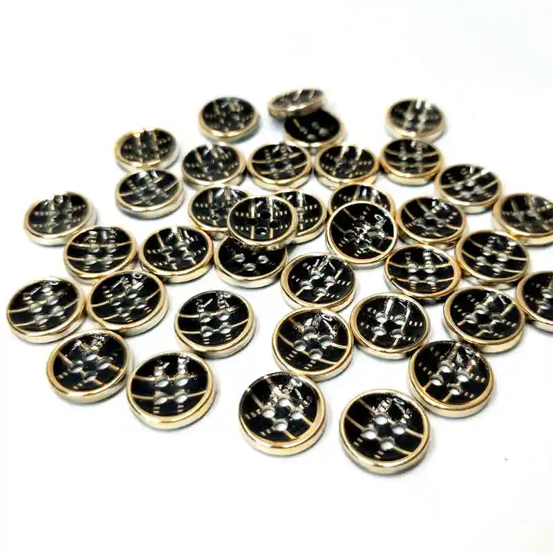 style B 100pcs Новое поступление Botones деревянные Hl 11 мм 100 шт Пластиковые пуговки с покрытием аксессуары для шитья рубашки Diy ремесла Flatback настоящие - Цвет: style B 100pcs