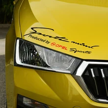

Automotive retrofitted reflector eyebrow decal vinyl sports car decal for Opel SAFERI Corsa badge accessories