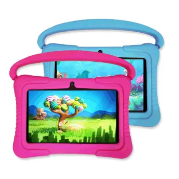 

7 inch Kids Tablets PC with 1GB Ram 16GB Storage Safety Eye Protection IPS Screen Parent Control Free Gift Silicone Case