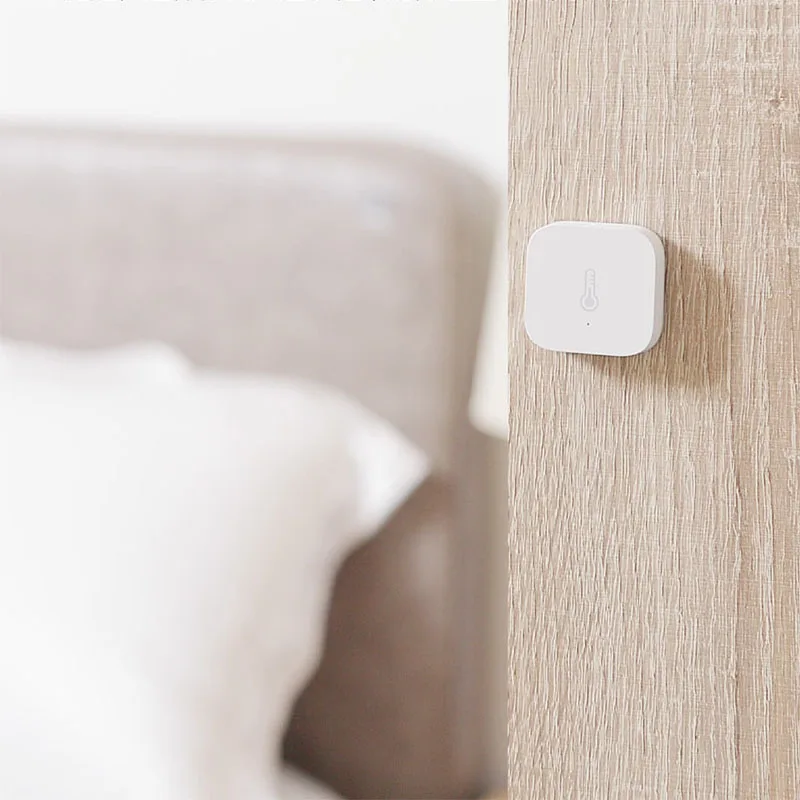 Xiaomi mijia датчик температуры и влажности Интеллектуальный умный датчик окружающей среды управление через приложение Mihome Zigbee подключение