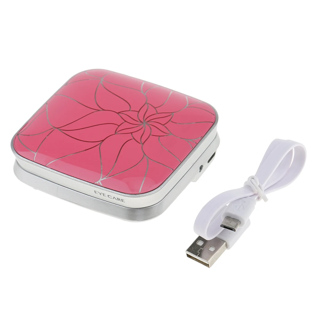 Быстрая автоматическая очистка портативный путешествия USB Электрический контакт Очиститель объектива коробка Авто машина устройство металлический чехол 1,5 Вт красный синий
