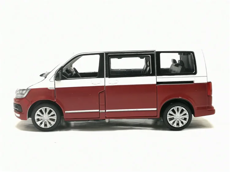 1:32 Volkswagen T6 multivan литая под давлением модель автомобиля автобус Детская игрушка автомобиль