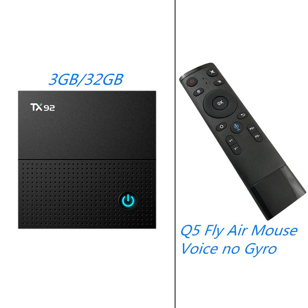 TX92 Add Q5 MAAT 3 ГБ ОЗУ 32 ГБ Amlogic S912 телеприставка Восьмиядерный смарт 4K H.265 2,4G/5 ГГц Wifi 1000M BT 4,1 Android 7,1 Tanix tv box TX92 - Цвет: TX92 Add Q5
