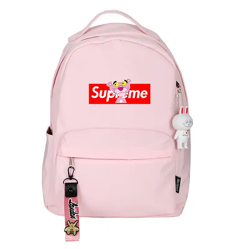 pink supreme bookbag