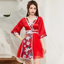 Традиционное японское кимоно, женское сексуальное платье, японская одежда для женщин, хаори юката, косплей, японское кимоно, гейша, костюм FF2398