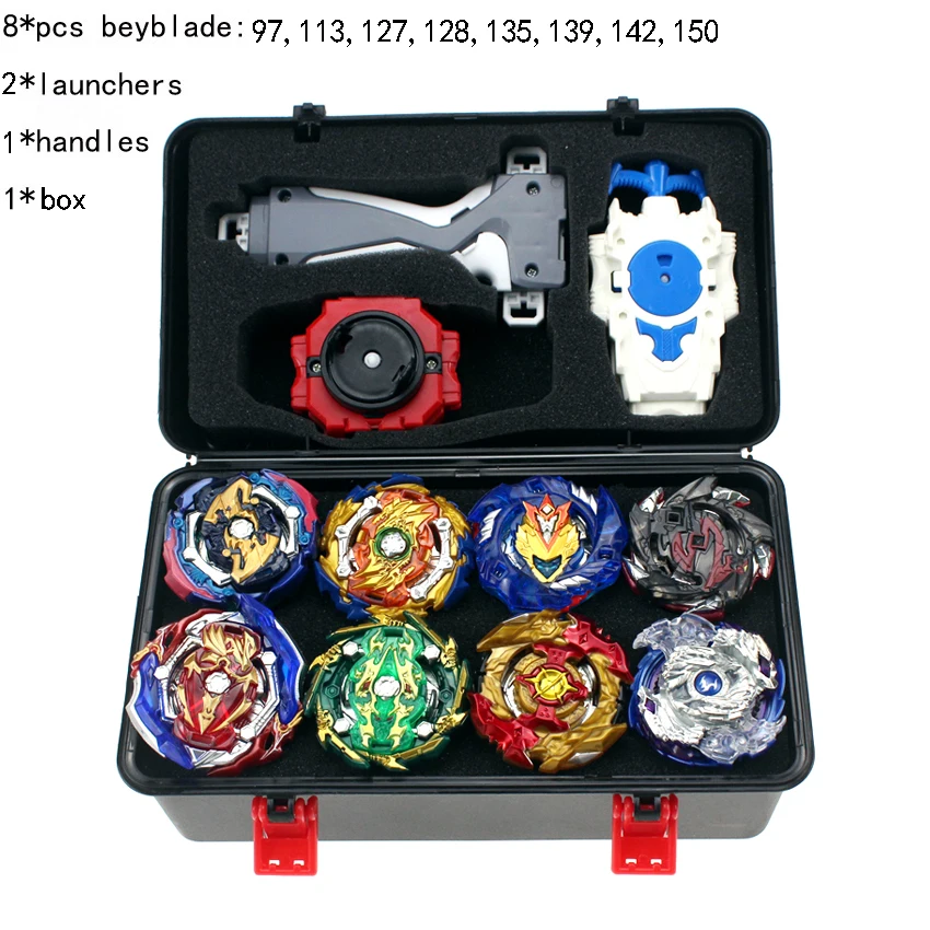 Beyblade Burst Bey Blade игрушка из металла Funsion Bayblade набор коробка для хранения с ручкой пусковая установка игрушки арена для Childr