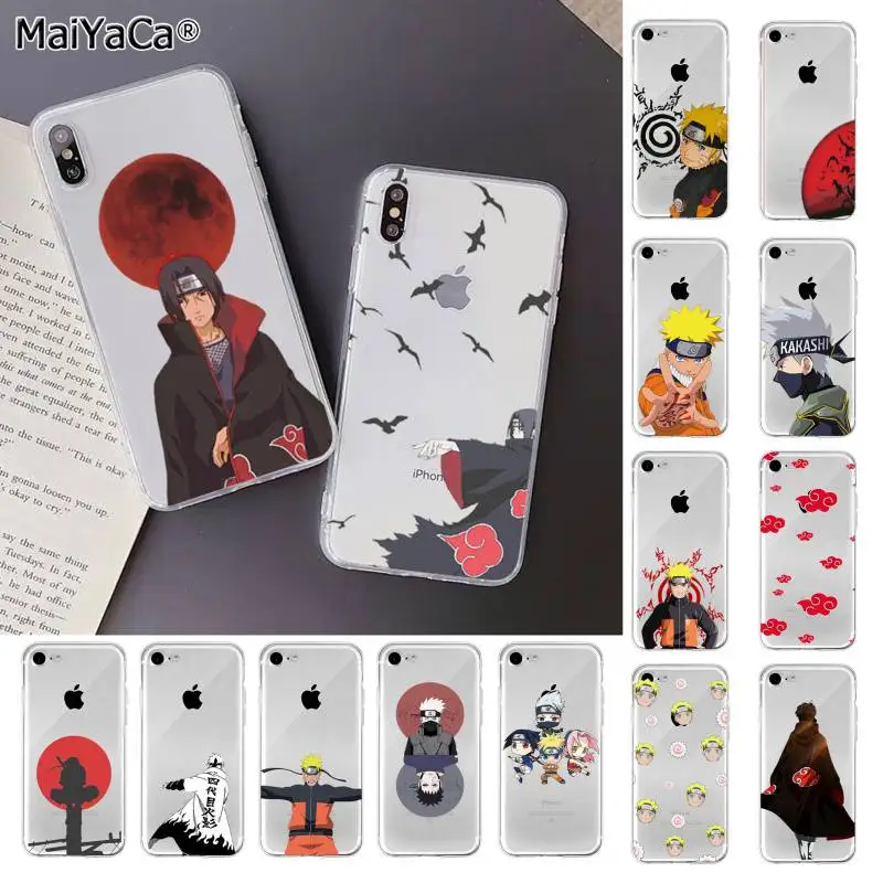 Чехол для телефона MaiYaCa аниме Наруто Итачи iphone SE 2020 11 pro XS MAX 8 7 6 6S Plus X 5 5S XR|Бамперы| |