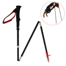 38 см ультралегкие трости для ходьбы с резиновыми наконечниками защитные анти-шоковые трости телескопические треккинговые походные палки