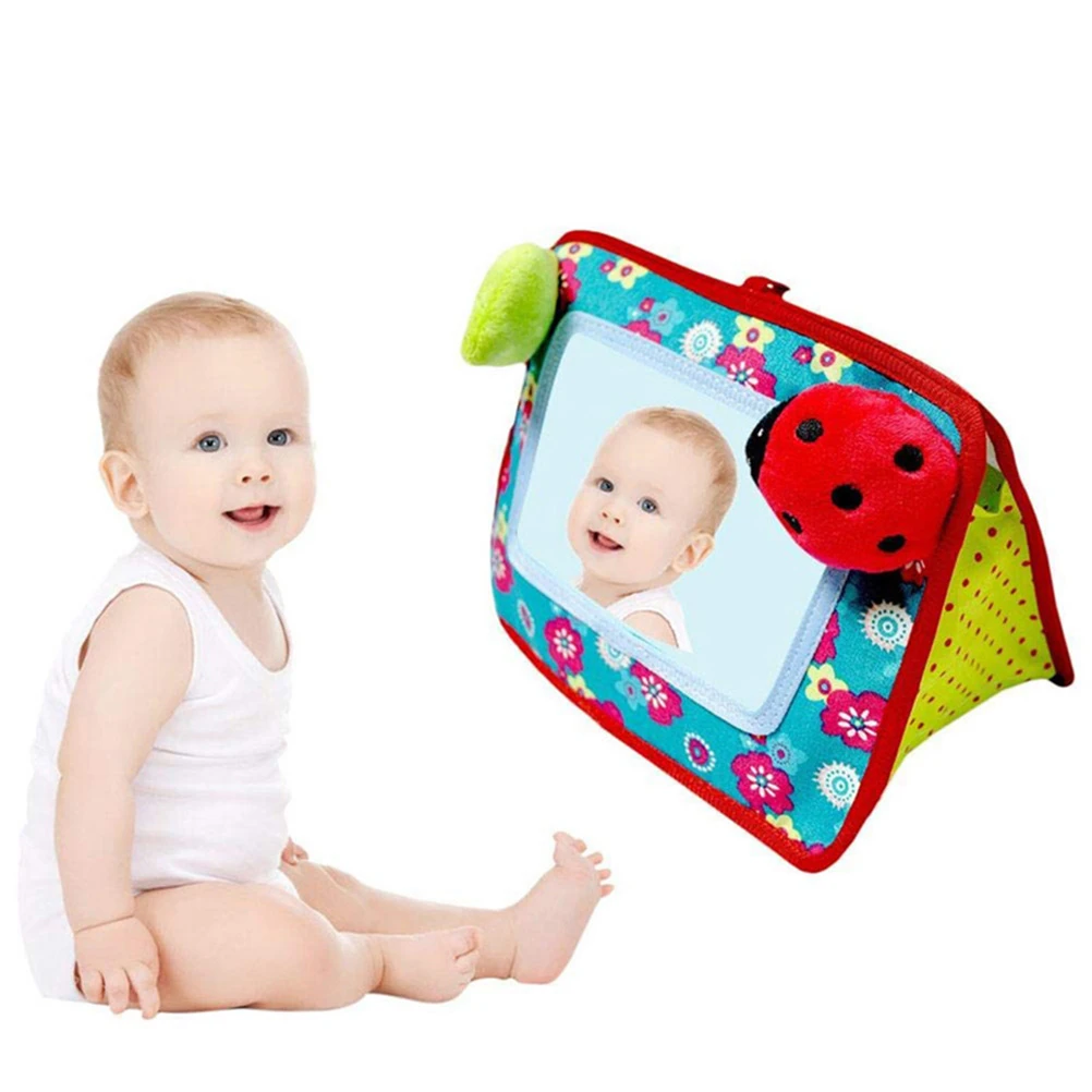 赤ちゃんのための2in 1教育用ミラーおもちゃ 幼児の発達のためのゆりかごとフロアミラー 教育用ベビーカーアクセサリー Aliexpress