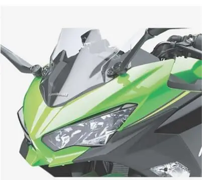 Мотоциклетная верхняя головка для kawasaki Ninja400 EX400 из настоящего углеродного волокна, лаковый обтекатель, верхняя часть для Ninja400