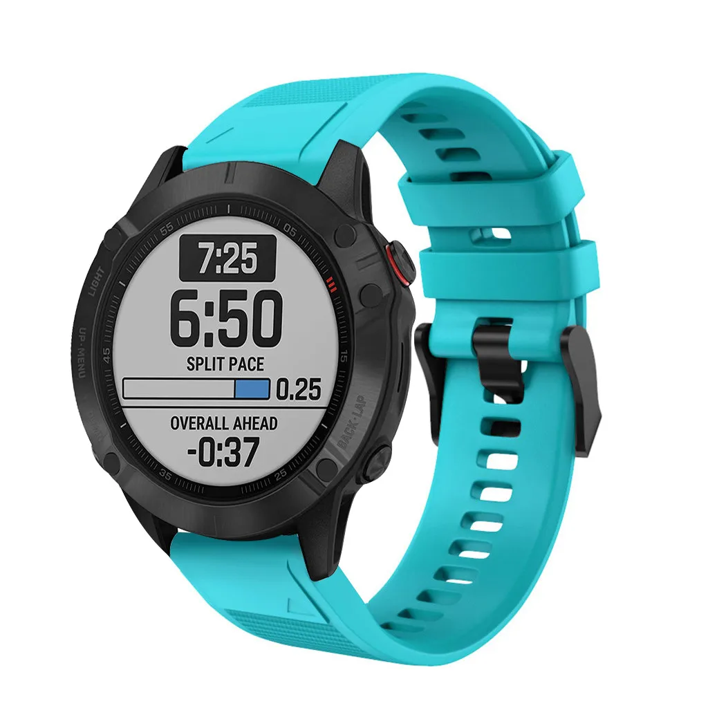 Ouhaobin 26 мм 22 мм ремешок для Garmin Fenix 6/Fenix 6Pro часы Quick Release силиконовые легко подходят наручный ремешок 909#2