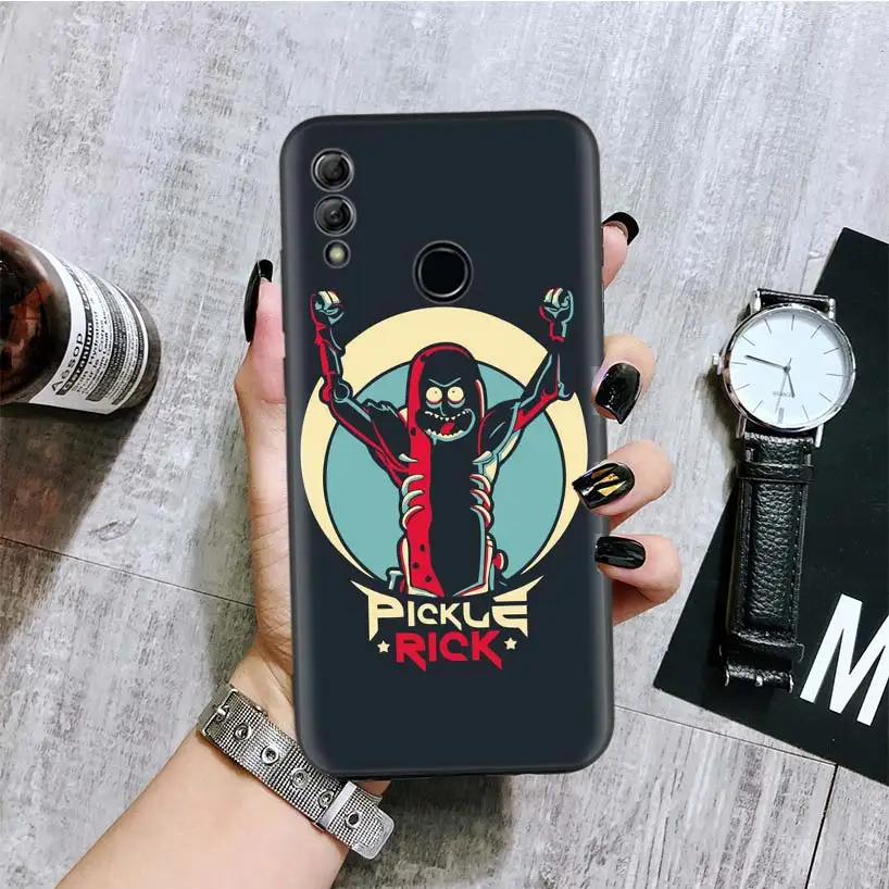 BA094-9 Рик и Морти рассольник черная крышка чехол для телефона для huawei Y9 Y5 Y6 Y7 Honor 10 9 Lite 9X8X8 S 8A фотоаппаратов моментальной печати 7S 7A 10i 20i V20 чехол - Цвет: BA094-9