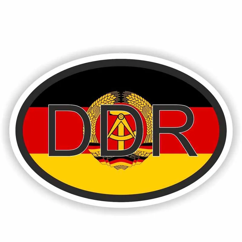 Автомобильный Стайлинг креативная немецкая Автомобильная наклейка DDR