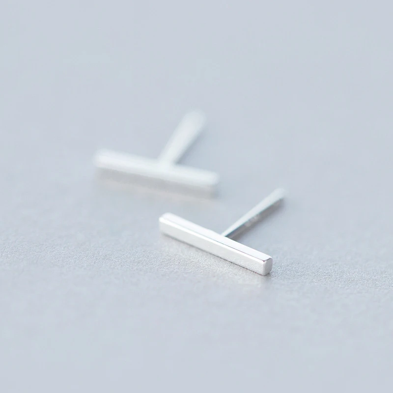 Серьги гвоздики Trusta из серебра 2018 пробы 100% 925x10 мм|earrings gift|stick studs earringsfashion stud earrings |