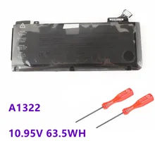 

A1322 A1278 Battery for Apple macbook pro 13 inch A1278 2009 2010 2011 Laptop Battery A1322 10.95V 63.5WH