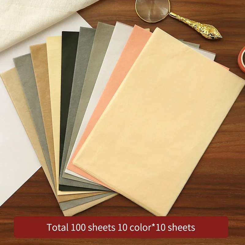A 100 sheets Sydney paper s ультра-тонкие декоративные наклейки из бумаги васи Diy Скрапбукинг дневник канцелярские принадлежности для альбома наклейки детский подарок слезчатая бумага - Цвет: A 100 sheets