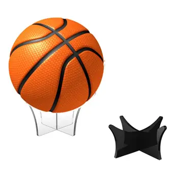 

Acrylic Clear Ball Display Sphere Stand Transparent Ball Holder Showcase For Basketball Football Soccer Rugby Showcase