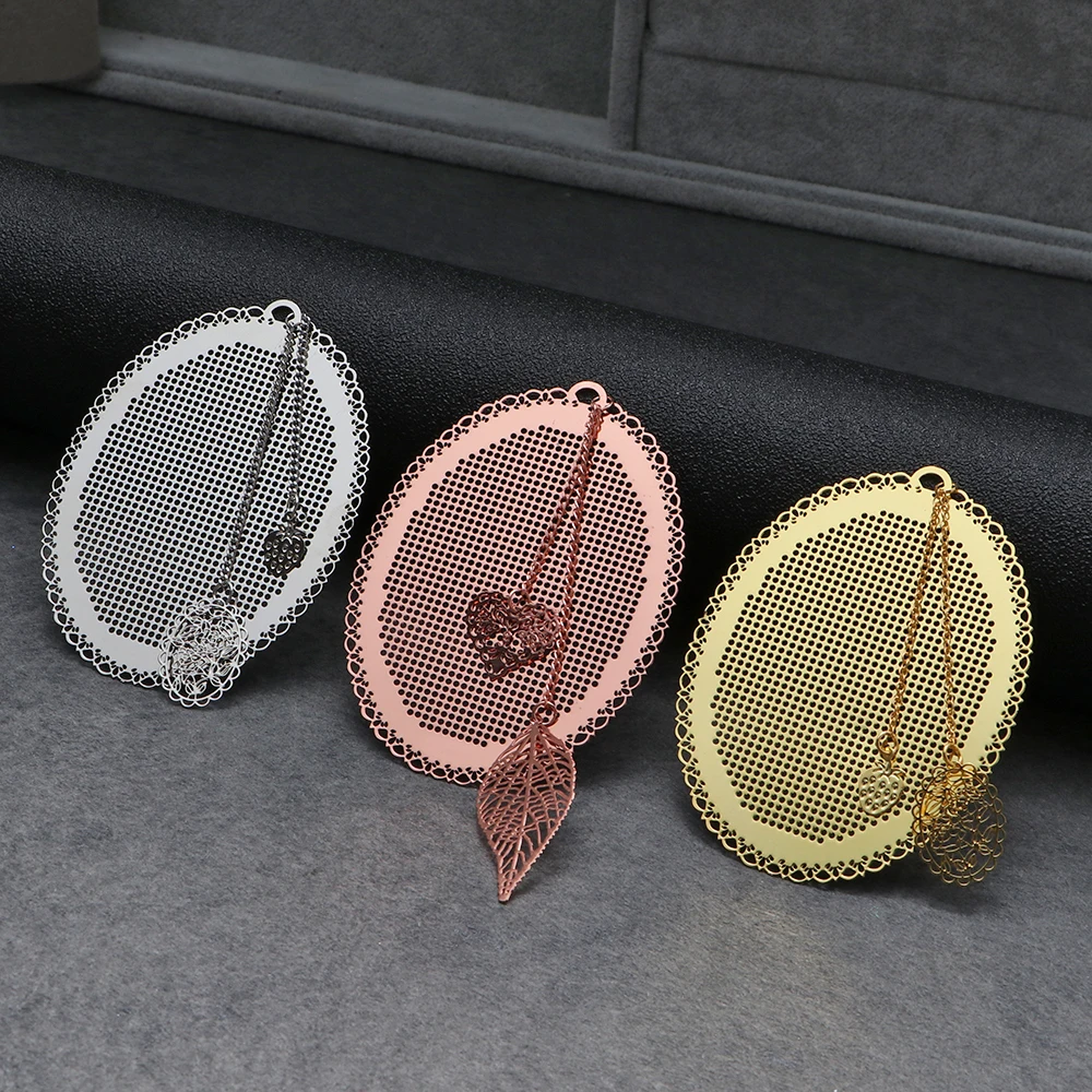 

1Pcs Butterfly Owl DIY Craft Cross Stitch Bookmark Metal Silver Golden Needlework Embroidery Crafts Counted Cross-Stitching Kit