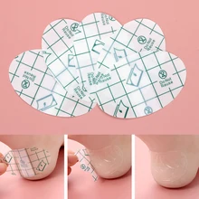 Горячая Распродажа, полиэтиленовые невидимые накладки на пятке, Гидроколлоидные туфли на высоком каблуке, сцепляющий клей, подкладка для ухода за ногами, Защитные подушечки