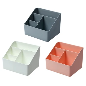 

Multi-grid Plastic Box Makeup Organizer Cosmetic Case Lipstick Case Sundries Small Storage Box Wholesale Desktop Organizer