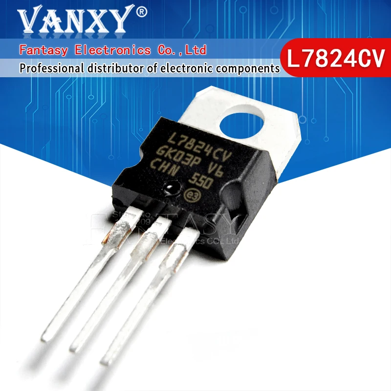 L7824CV TO220 L7824 TO-220 7824 LM7824 MC7824 Новый и оригинальный IC 10 шт. | Электронные компоненты