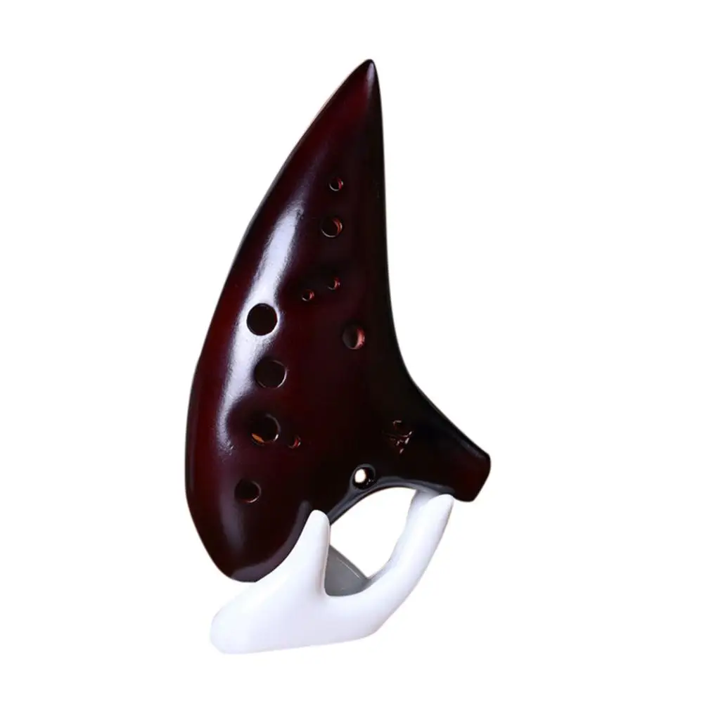  Chinese wind instrument 12 hole Ocarina smoked 12 hole beginner teaching Ocarina to send teaching m - 4000079716000