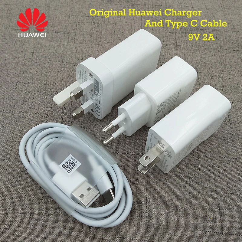 Оригинальное быстрое зарядное устройство Huawei QC2.0 9 В 2 А европейская вилка Usb 3 1