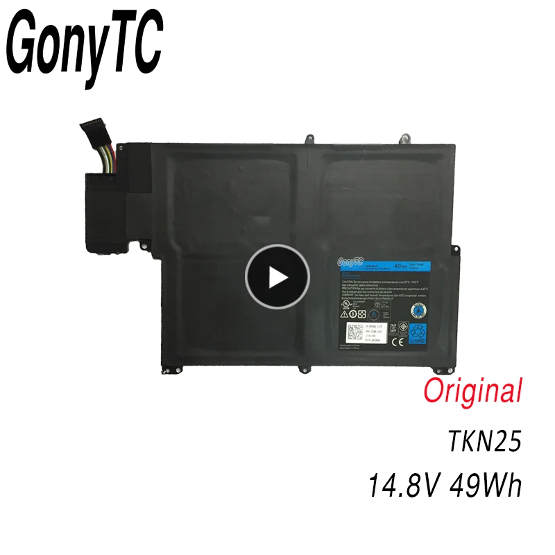 Аккумулятор GONYTC TKN25 49Wh 14 8 в 0V0XTF для ноутбука Dell Inspiron 13z 5323 13 3 дюйма Vostro 3360 RU485 TRDF3 V0XTF