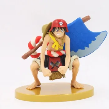 

Anime Monkey D Luffy Axe Plastic Man GK Statue PVC Action Figure Collection Model Toy M2965