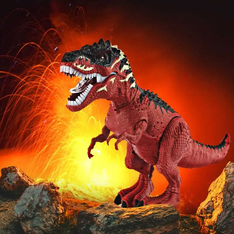 T-Rex динозавр модель моделирование ходьба светильник проекции Электрический мальчиков Игрушка E65D