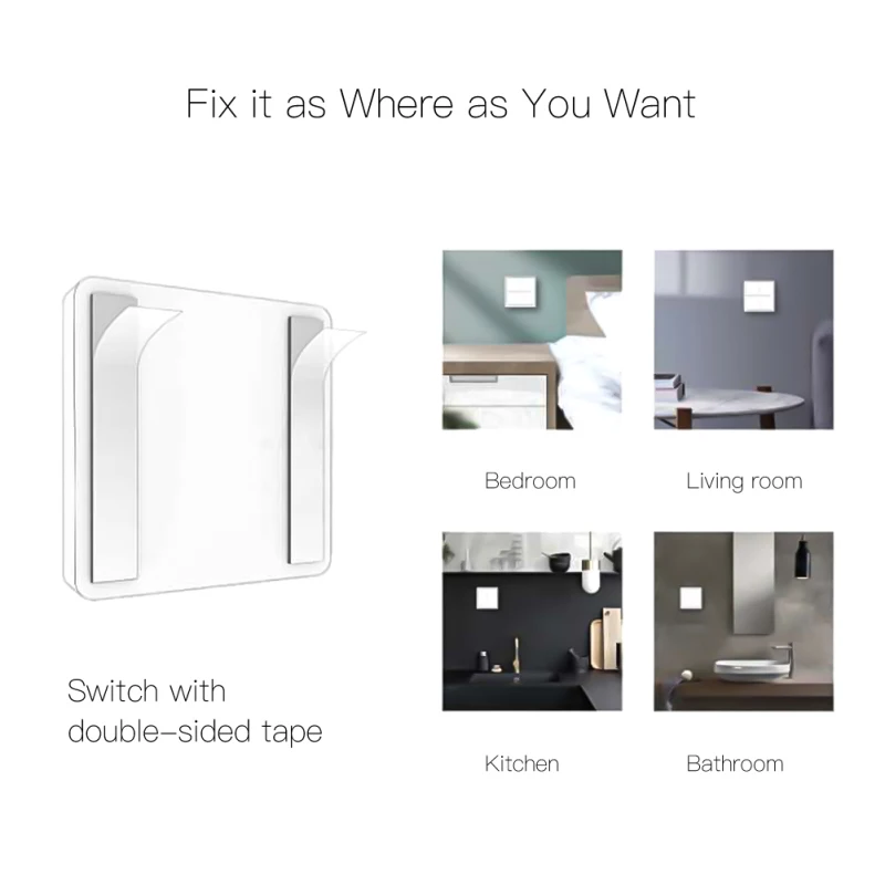 Zigbee sem Fio Controlador de Automação a Pilhas Cenário para Google Gang Tuya Cena Interruptor Botão Casa App 4 12 3 High Quality Eletrônicos
