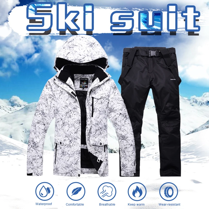 HighQualityManWomanSkisSetWinterSnowboardSnowClothingSkiing