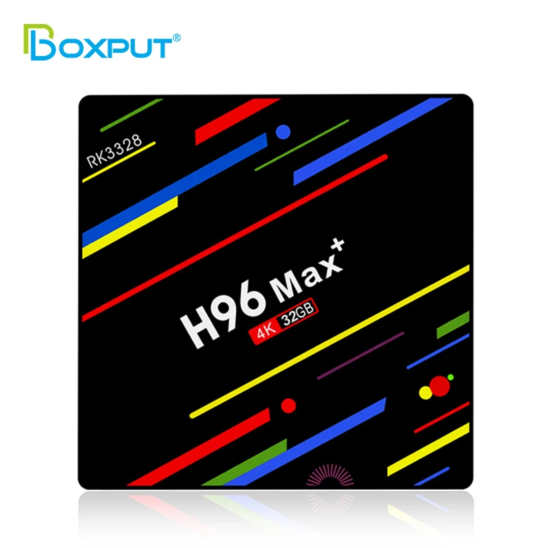 Приставка Смарт-ТВ H96 MAX PLUS Android 8 1 4 + 32/64 ГБ Wi-Fi 4K H.265 | Электроника
