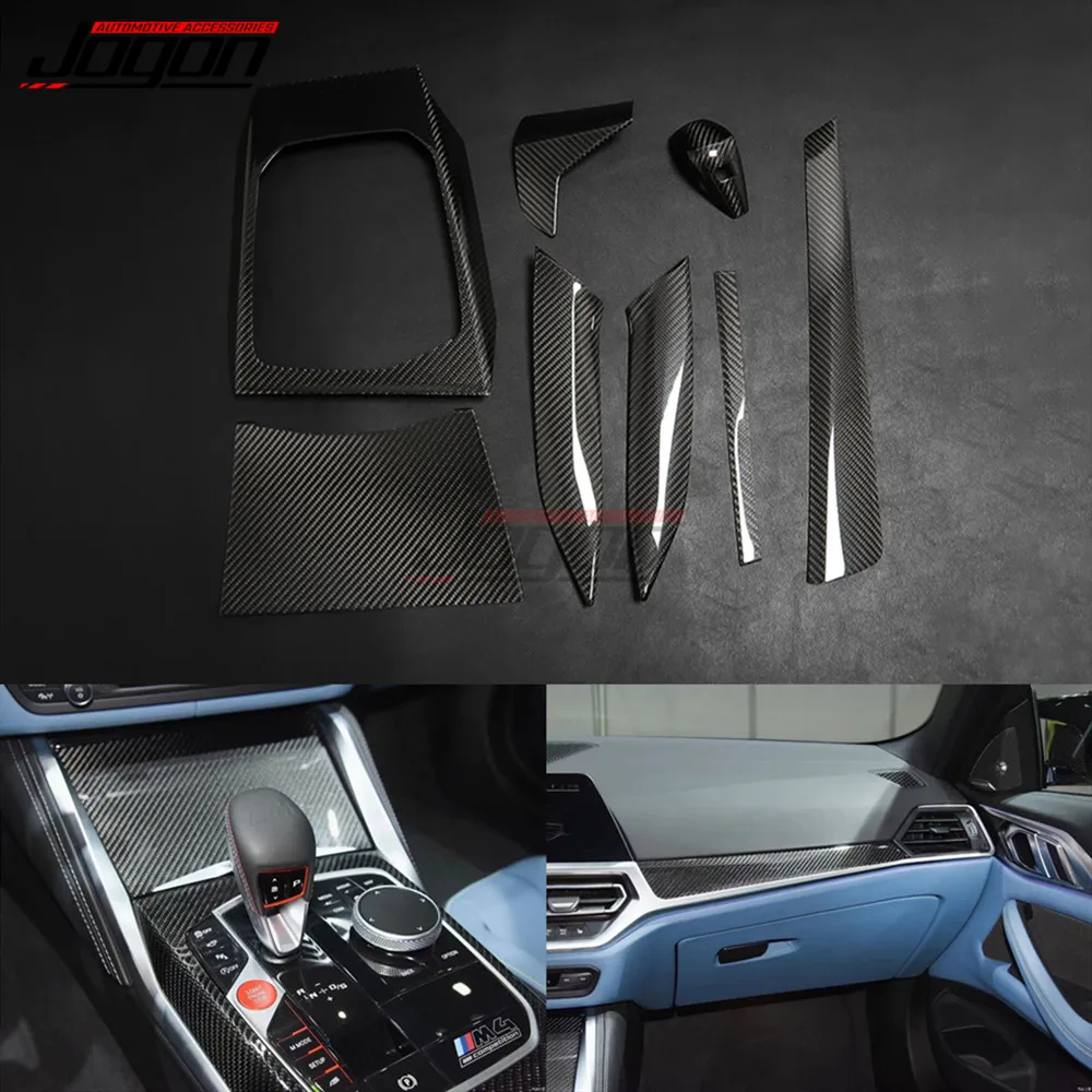 BMW 2シリーズ用センターコンソールダッシュボードトリム,g42,2022,220d,220i,230i用カーボンファイバー製内部トリム,換気カバー