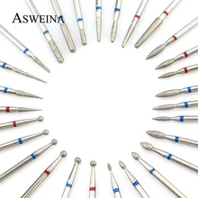 1 قطعة الماس قاطعة المطحنة مسمار مثقاب الخشب بشرة نظيفة للكهرباء آلة أظافر مسمار الفن الملفات لدغ الأظافر أداة(China)