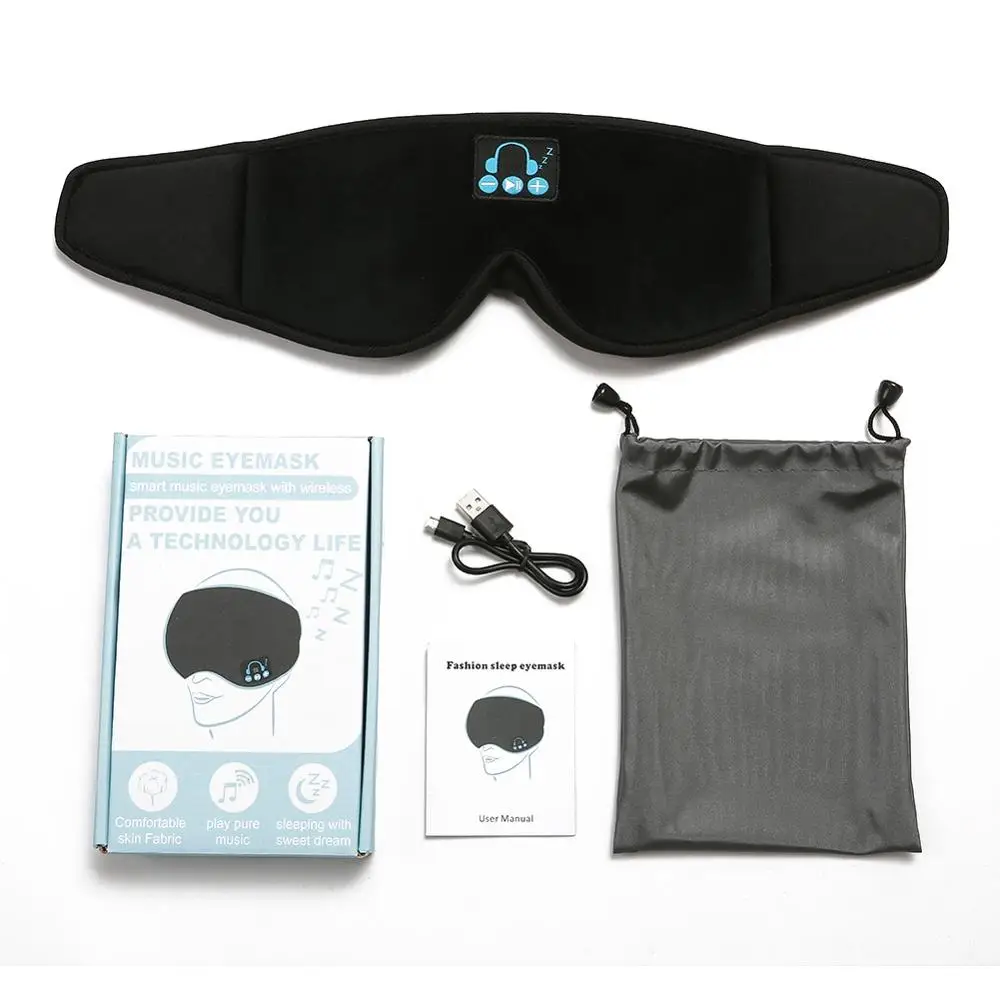 Bluetooth 5.0 3D Wireless Stereo Earphone Phone Headband Sleep Binaural