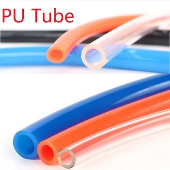

High Pressure PU Tube 2.5 4 5 6 6.5 8 10 12 14 16 mm Diameter Pneumatic Parts Flexible Hose Water Air Gas Compressor Soft Pipe