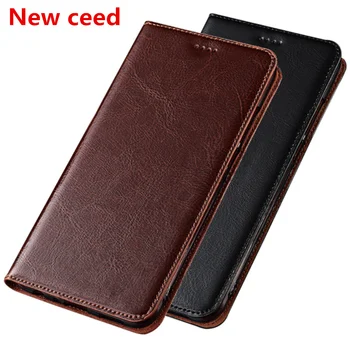 

Business Crazy Horse Genuine Leather Magnetic Phone Case Card Holder For Xiaomi Mi5X Cases For Xiaomi Mi5/Xiaomi Mi5S Flip Case