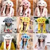 Cute Rabbit Moving Ears Airbag Hat Soft jumping cap Funny Toy Cap Girls Plush Toy Kids Birthday Christmas Gift Ear Hat for adult ► Photo 1/6