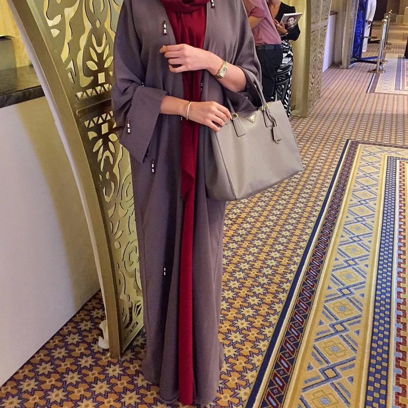 

Fashion Abayas for women Middle East Islamic Dubai Oman Open abaya muslim dress caftan dubai clothing for women black abaya