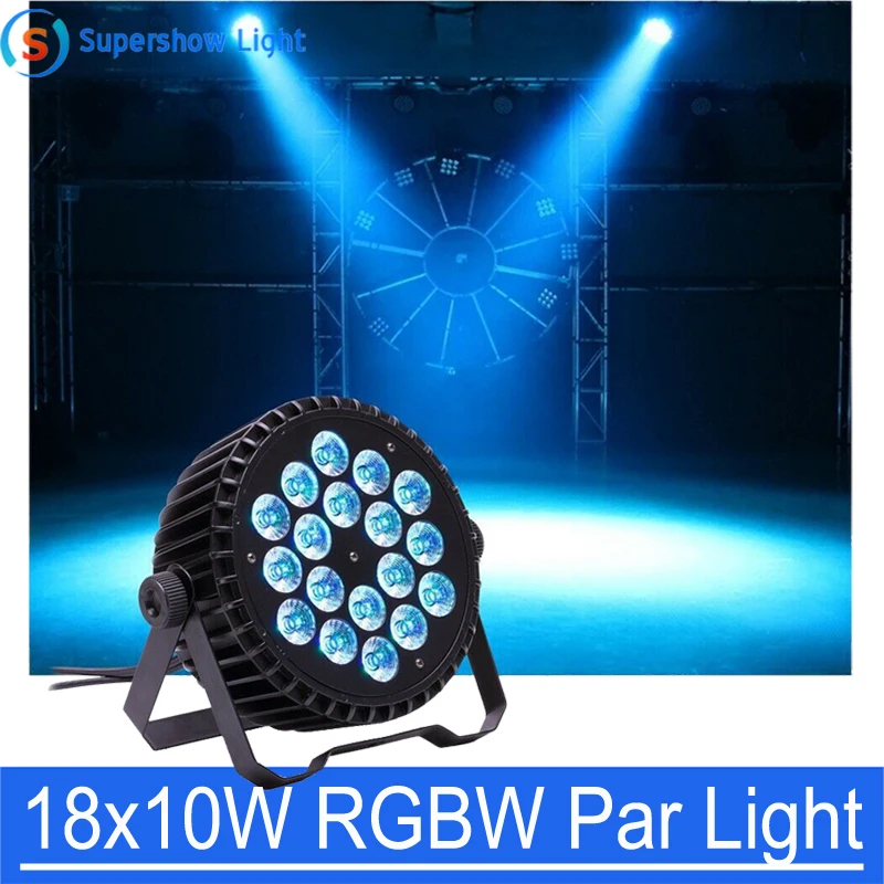 Светодиодный прожектор Par 18x10W RGBW 4 в 1 сцсветильник светильник с контролем уровня