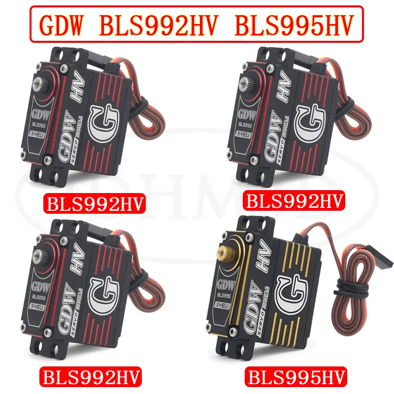 Цифровой Металлический сервопривод GDW BLS992/5HV CCPM стандартного размера RC вертолет