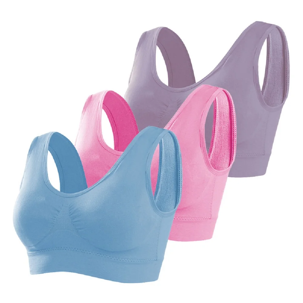 Women Fashion Bra Padded Seamless Push Up Bras for Women Solid Plus